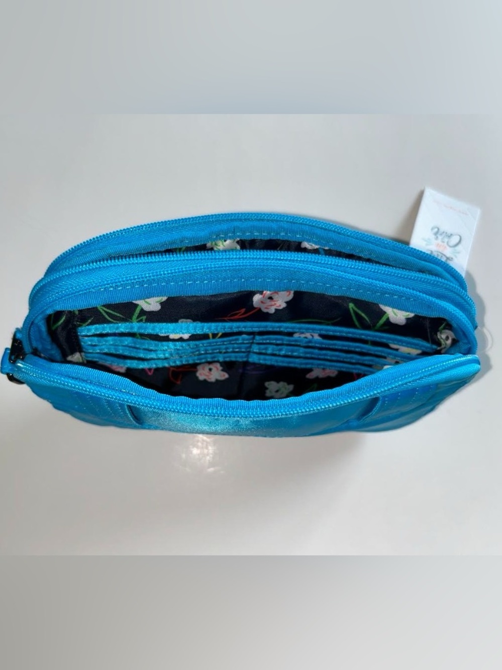 Lug Coupe XL Convertible Crossbody Bag Sky Blue Neon Belt Bag - Picture 5 of 7